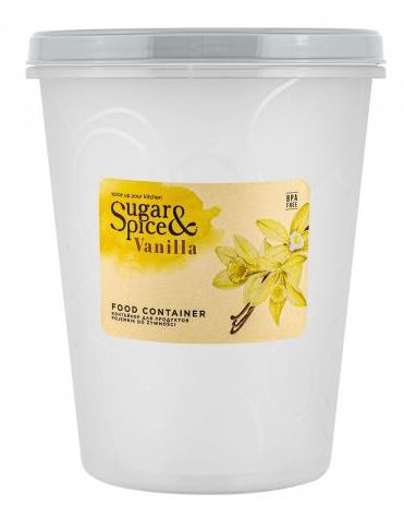 Банка для продуктов Sugar&Spice Vanilla с завинчивающейся крышкой 1л трюфель